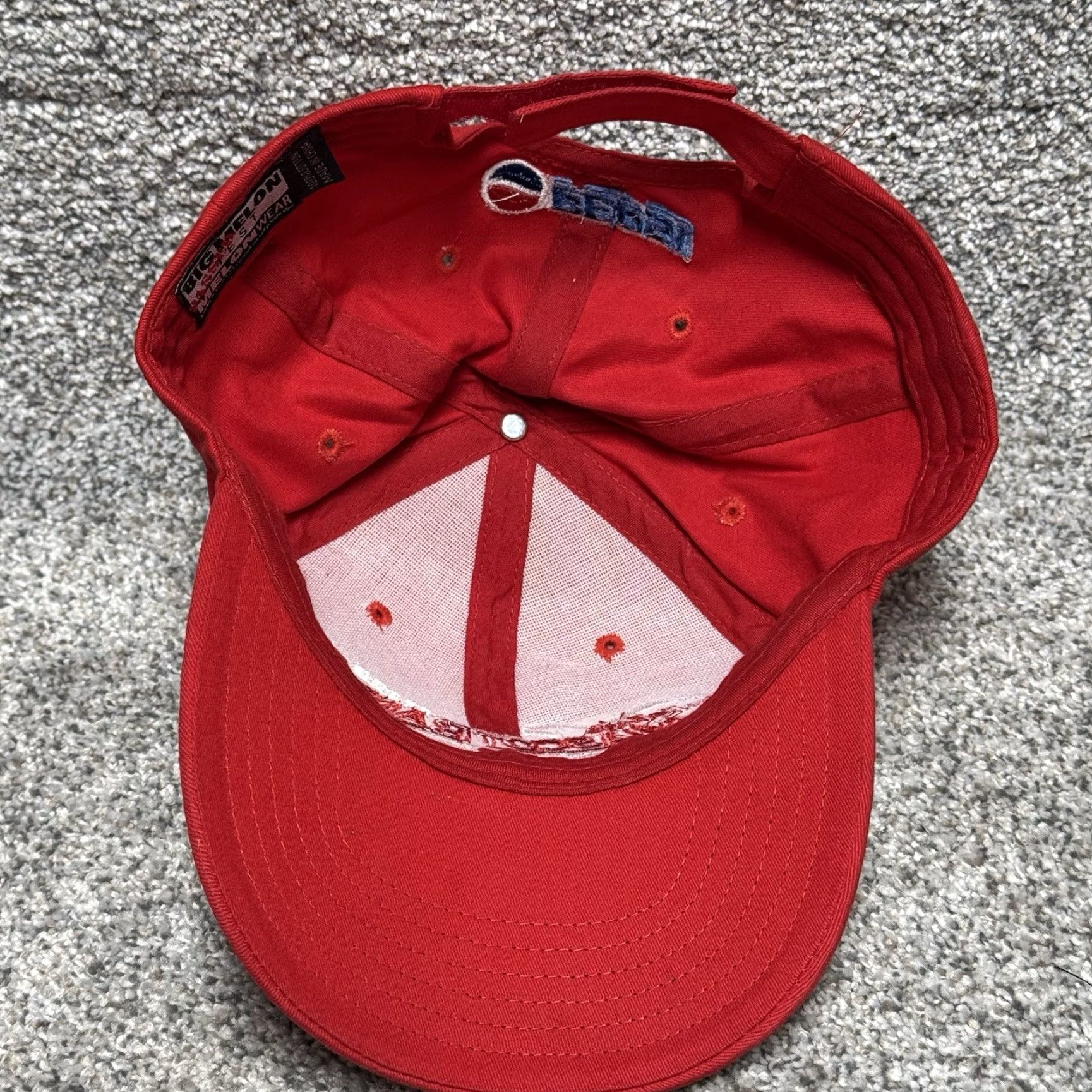 Vintage Pepsi RC DJs Mascot Band Hat Mens Adjustable Cotton Streetwear Rock Music Baseball Cap Men Red Canvas Size ONE SIZE - 6 Thumbnail