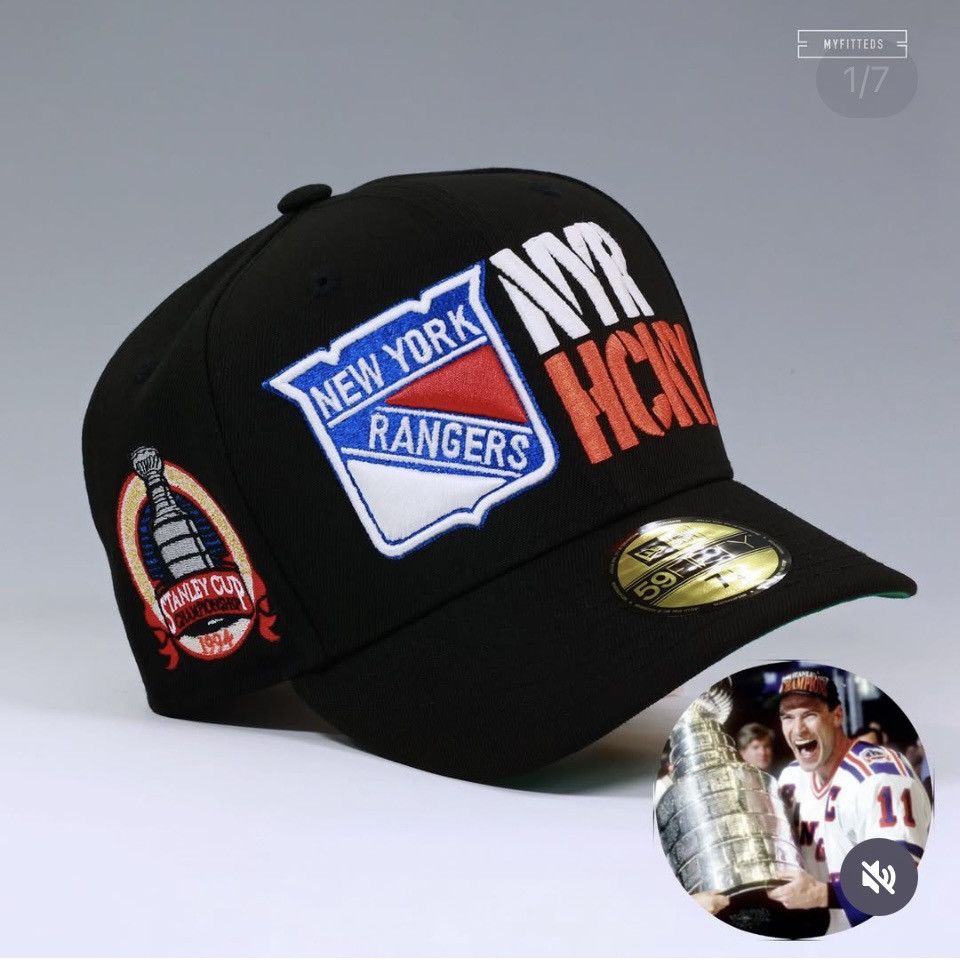 MyFitteds × NHL × New Era Myfitteds New York rangers 1994 Stanley cup champions 7 1/4 Size ONE SIZE - 7 Thumbnail
