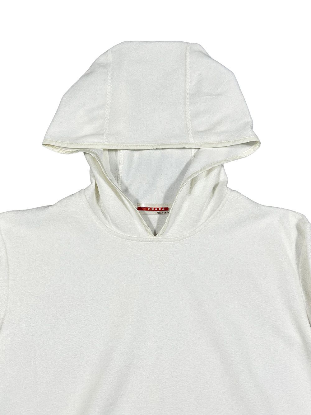 Prada Prada "Linea Rossa" Fleece Hoodie Size M / US 6-8 / IT 42-44 - 3 Thumbnail