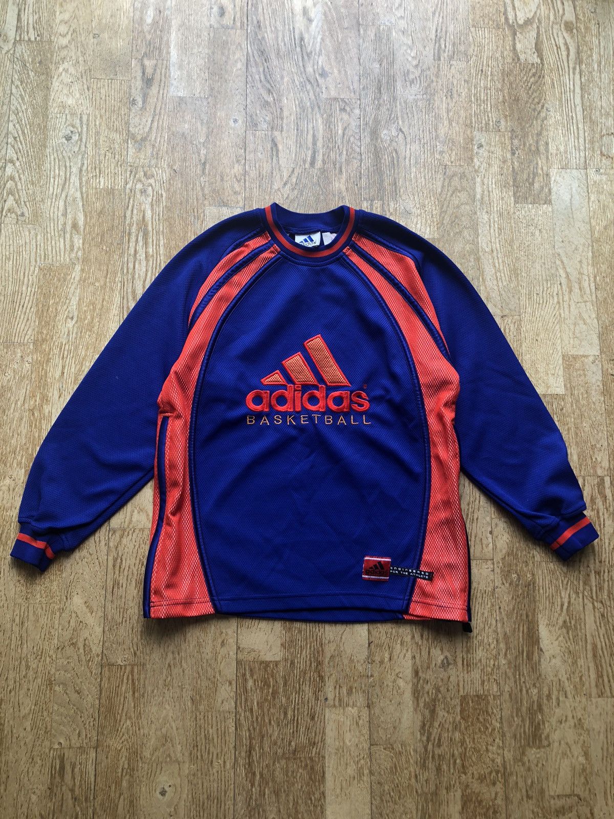 Adidas × Vintage VINTAGE ADIDAS BASKETBALL RETRO STYLE SWEATSHIRT ZIP JERSEY Size US L / EU 52-54 / 3 - 1 Thumbnail