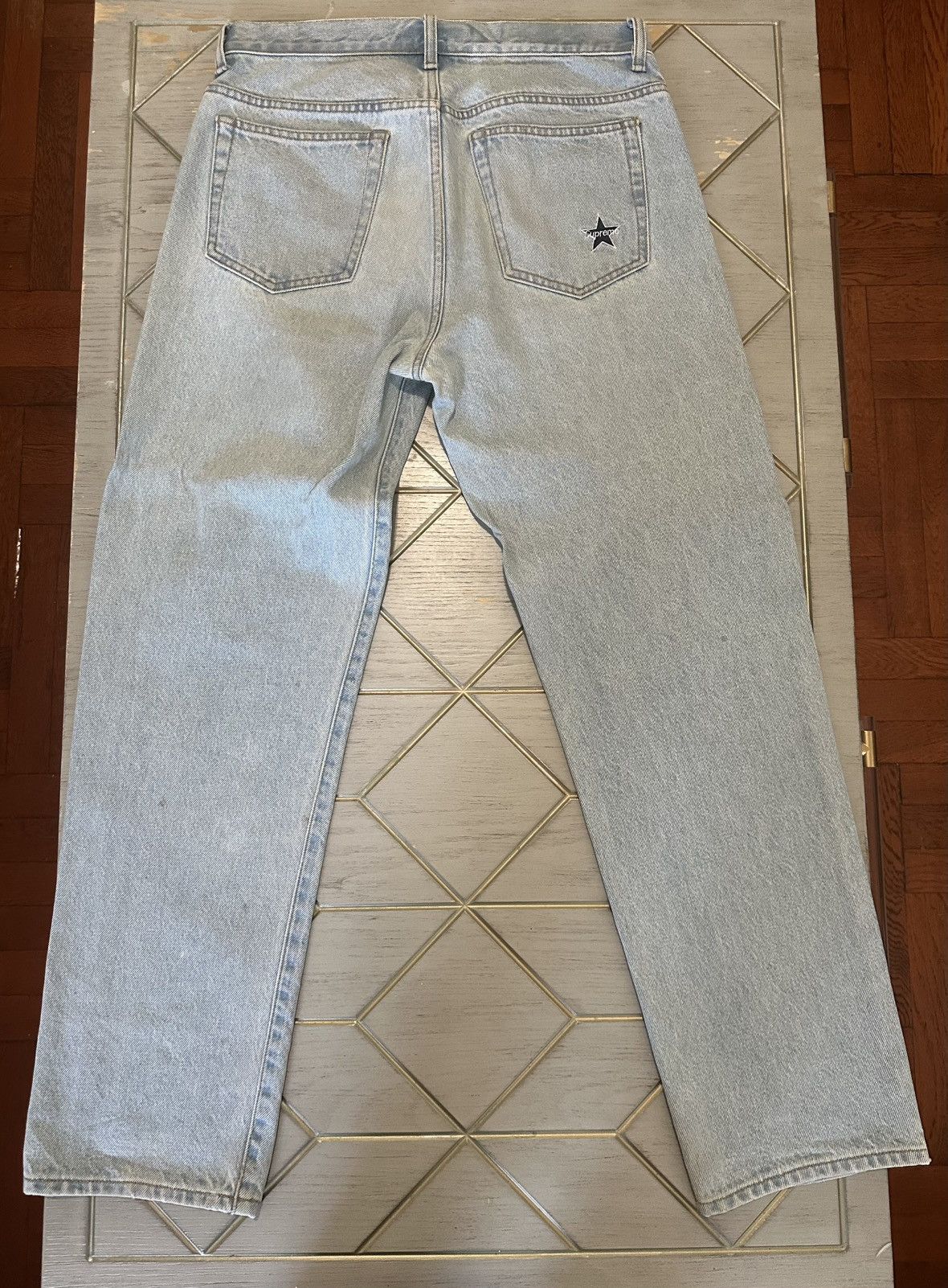 Supreme Supreme Regular Jean Washed Blue Size US 30 / EU 46 - 2 Thumbnail