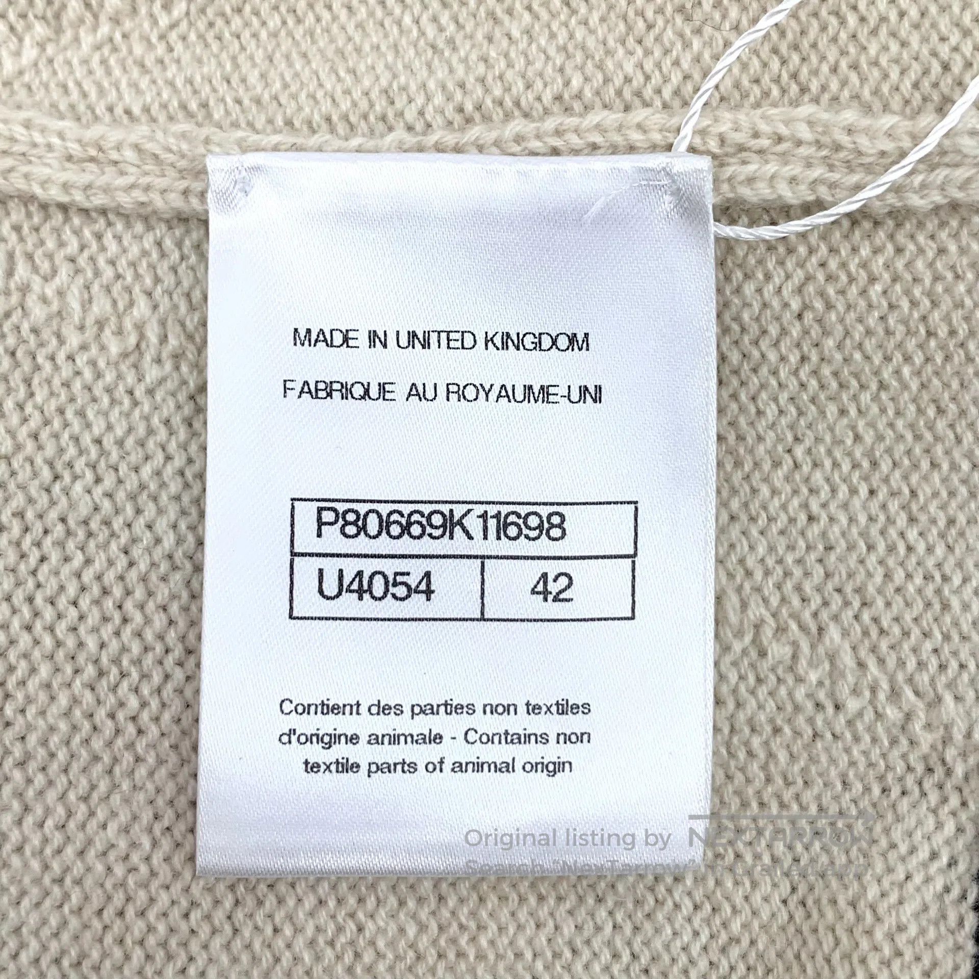 Chanel Chanel Multicolor Trim Cashmere Crewneck Single-breasted L Size M / US 6-8 / IT 42-44 - 6 Thumbnail