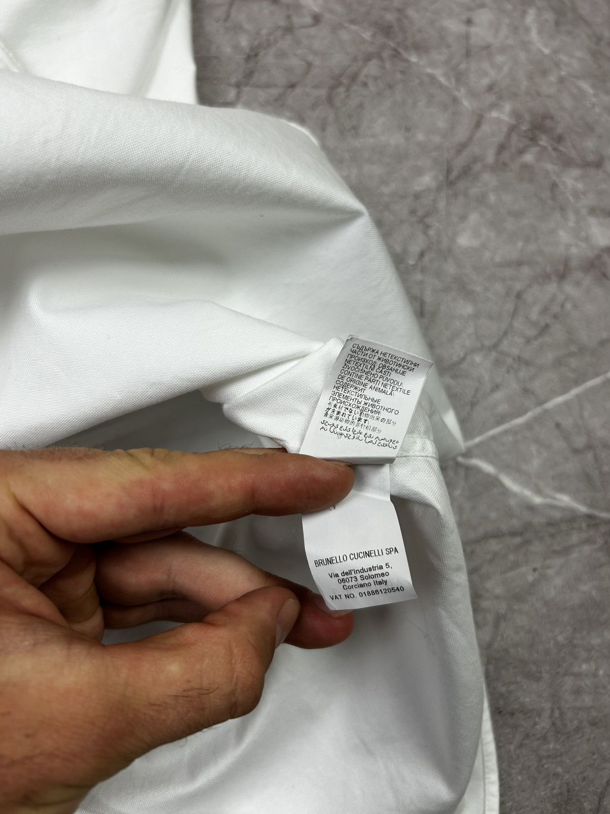 Brunello Cucinelli Brunello Cucinelli White Shirt Size L Size US L / EU 52-54 / 3 - 9 Thumbnail