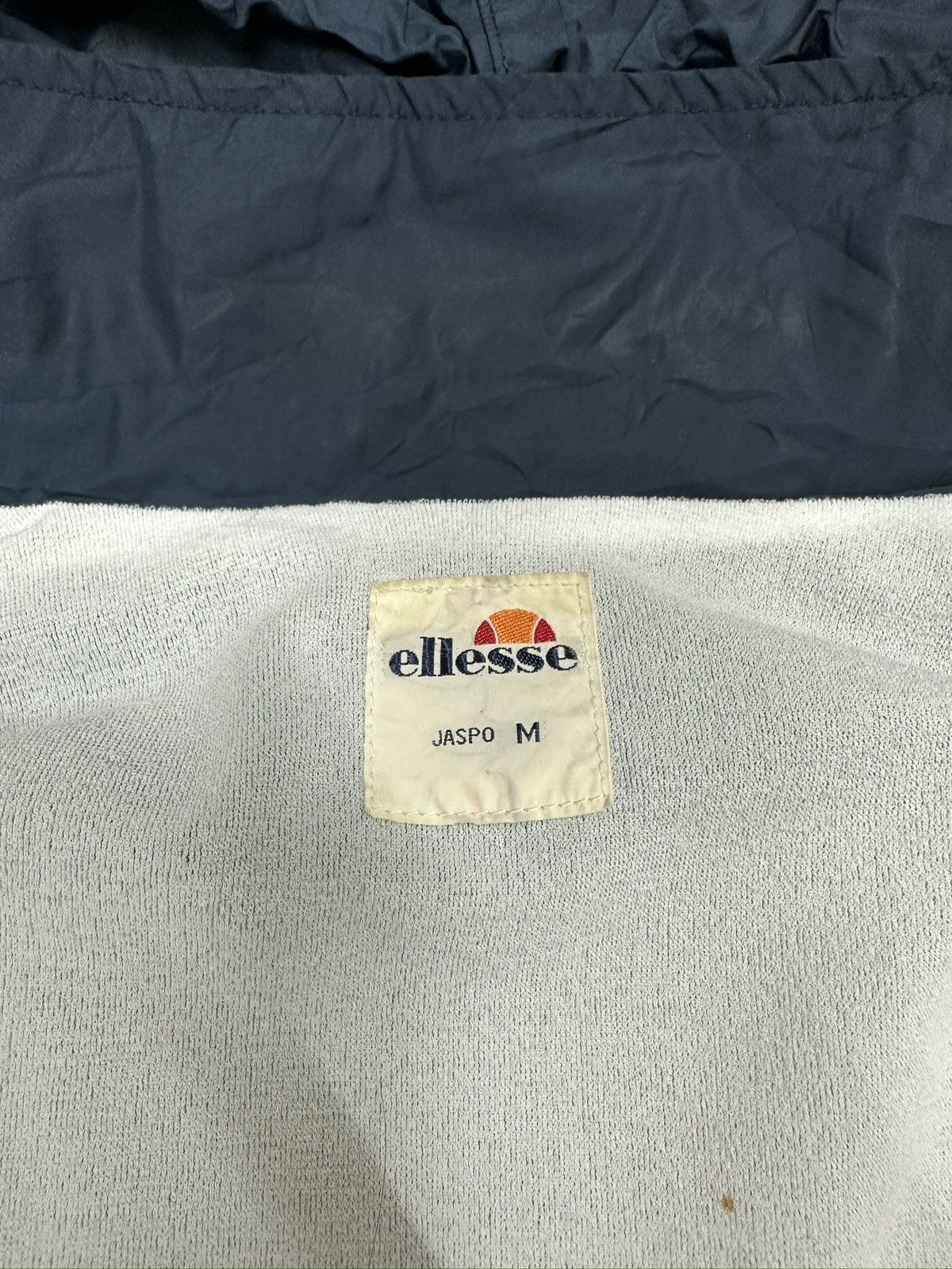 Ellesse × Vintage Vintage Ellesse Jacket Removeable Hoodie Big Spell Out Size US M / EU 48-50 / 2 - 7 Thumbnail
