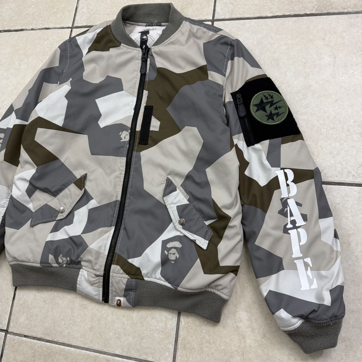 Bape BAPE Splinter Camo Light Bomber Jacket Size XL Size US XL / EU 56 / 4 - 3 Thumbnail