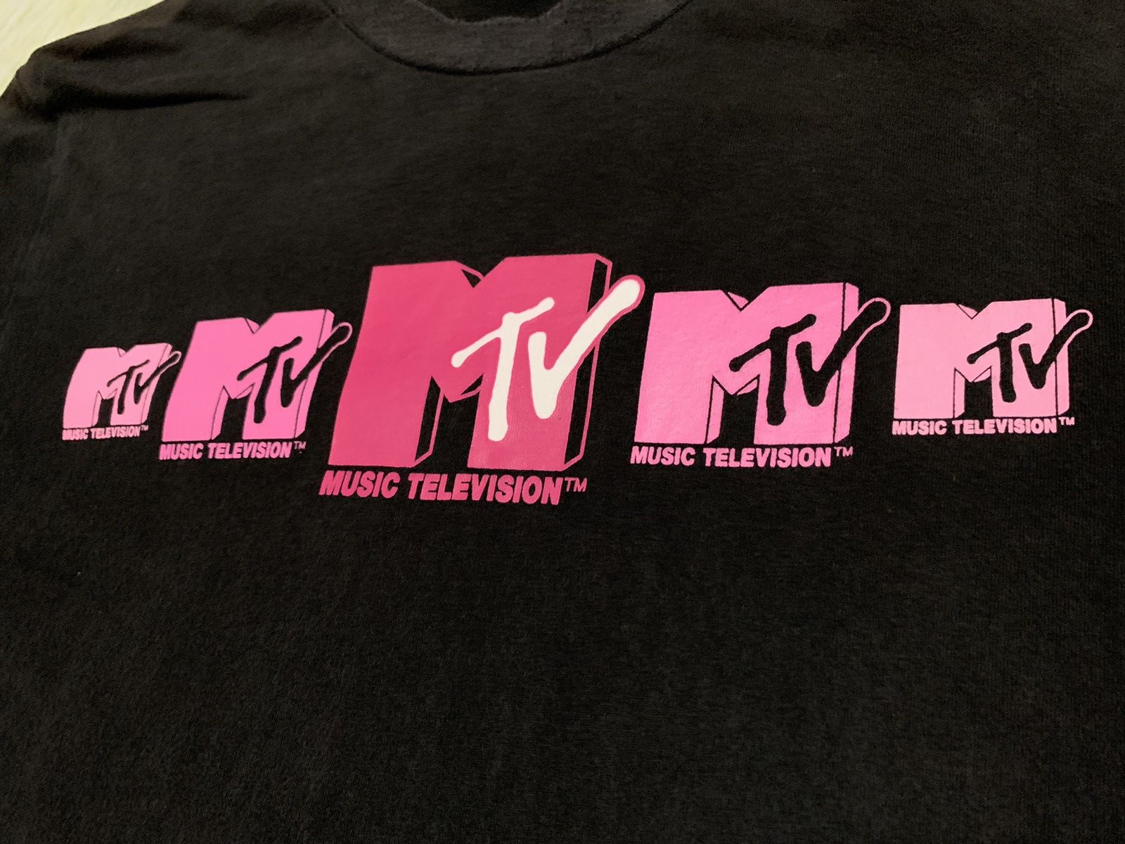 Mtv Rare MTV Music Television Faded T-Shirt Size US M / EU 48-50 / 2 - 10 Thumbnail