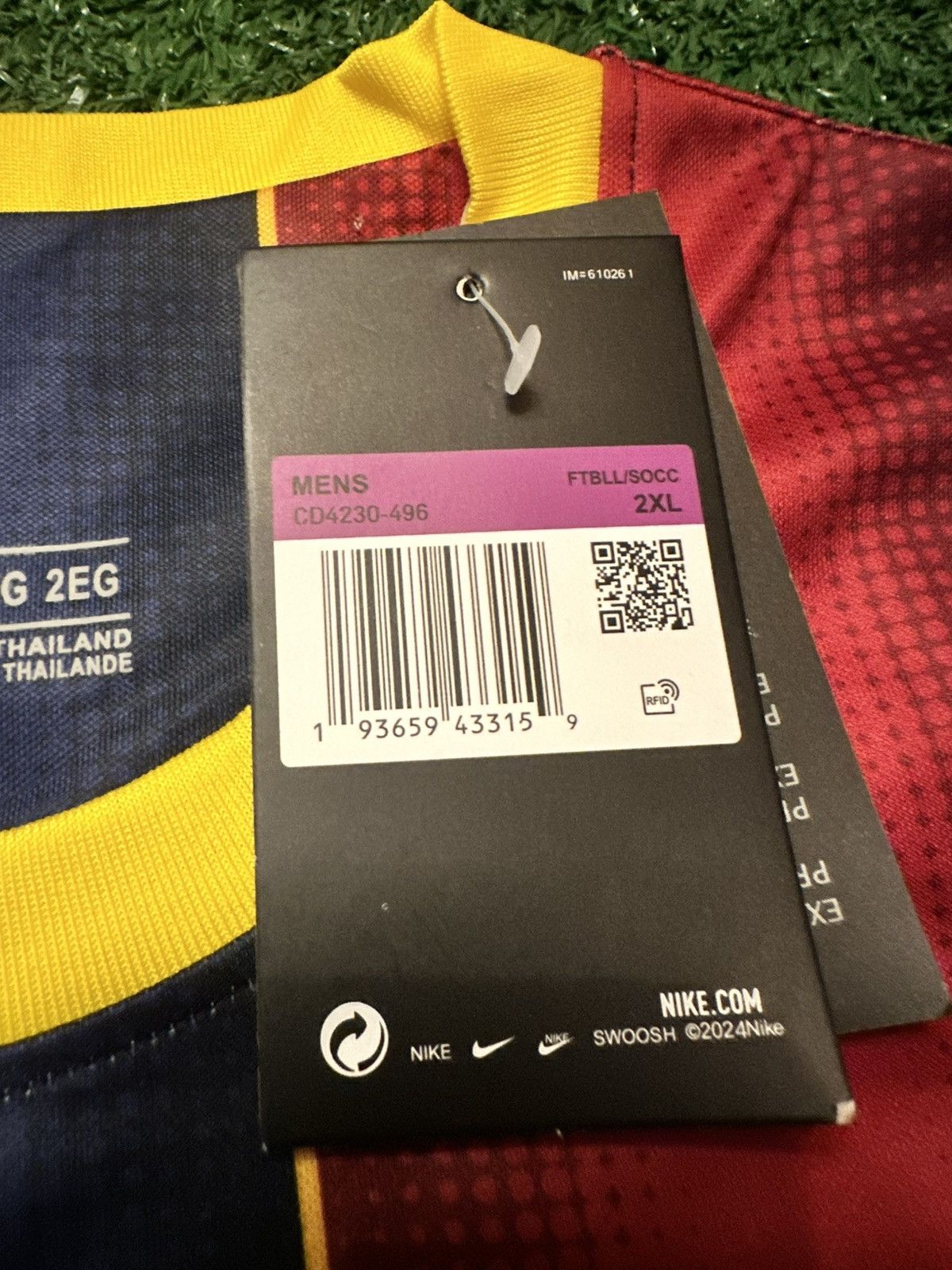 Nike Nike FC Barcelona 2020/21 Lionel Messi Home Football Jersey Size US XXL / EU 58 / 5 - 7 Thumbnail