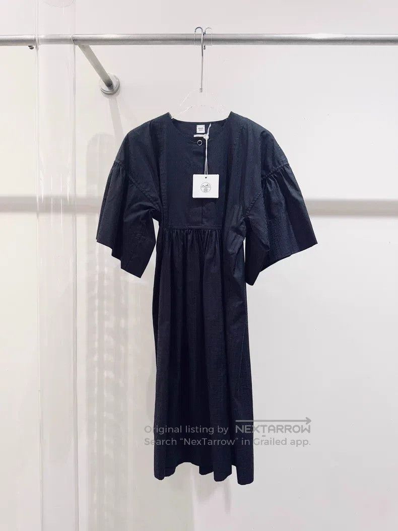 Hermes 25 Spring/Summer printed dress