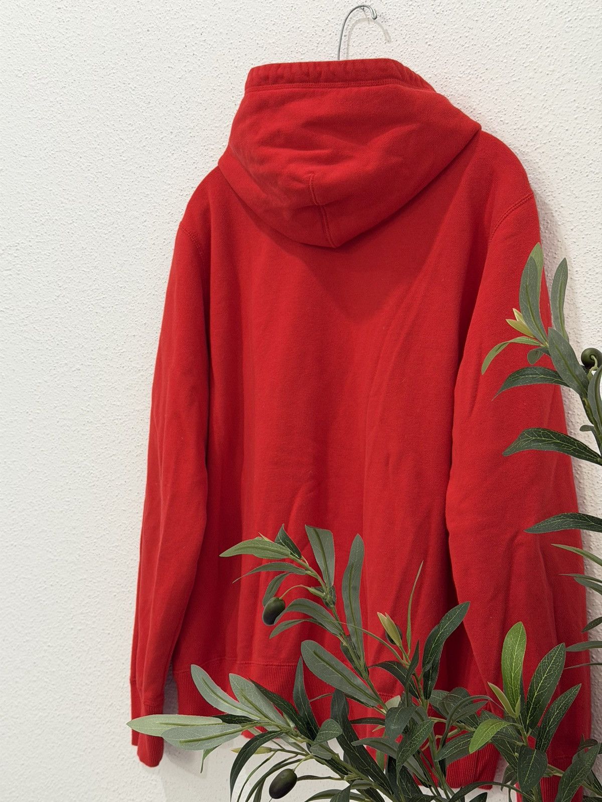 Nike Nike Check Swoosh Embroidered Logo Red Hoodie Size Large Size US L / EU 52-54 / 3 - 4 Thumbnail