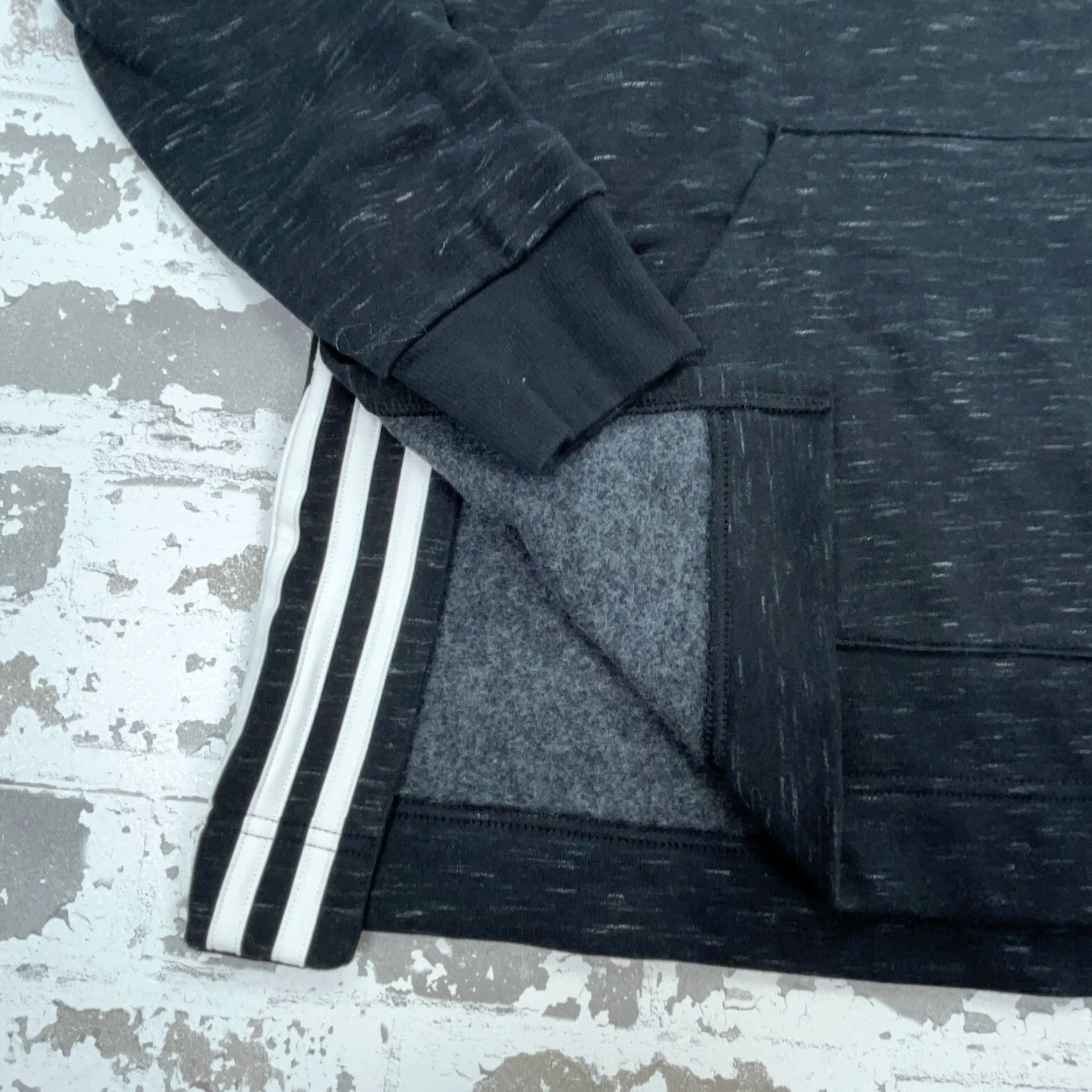 Adidas Adidas Hoodie Women Small Gray White Logo Pullover Sweatshirt Size S / US 4 / IT 40 - 5 Thumbnail