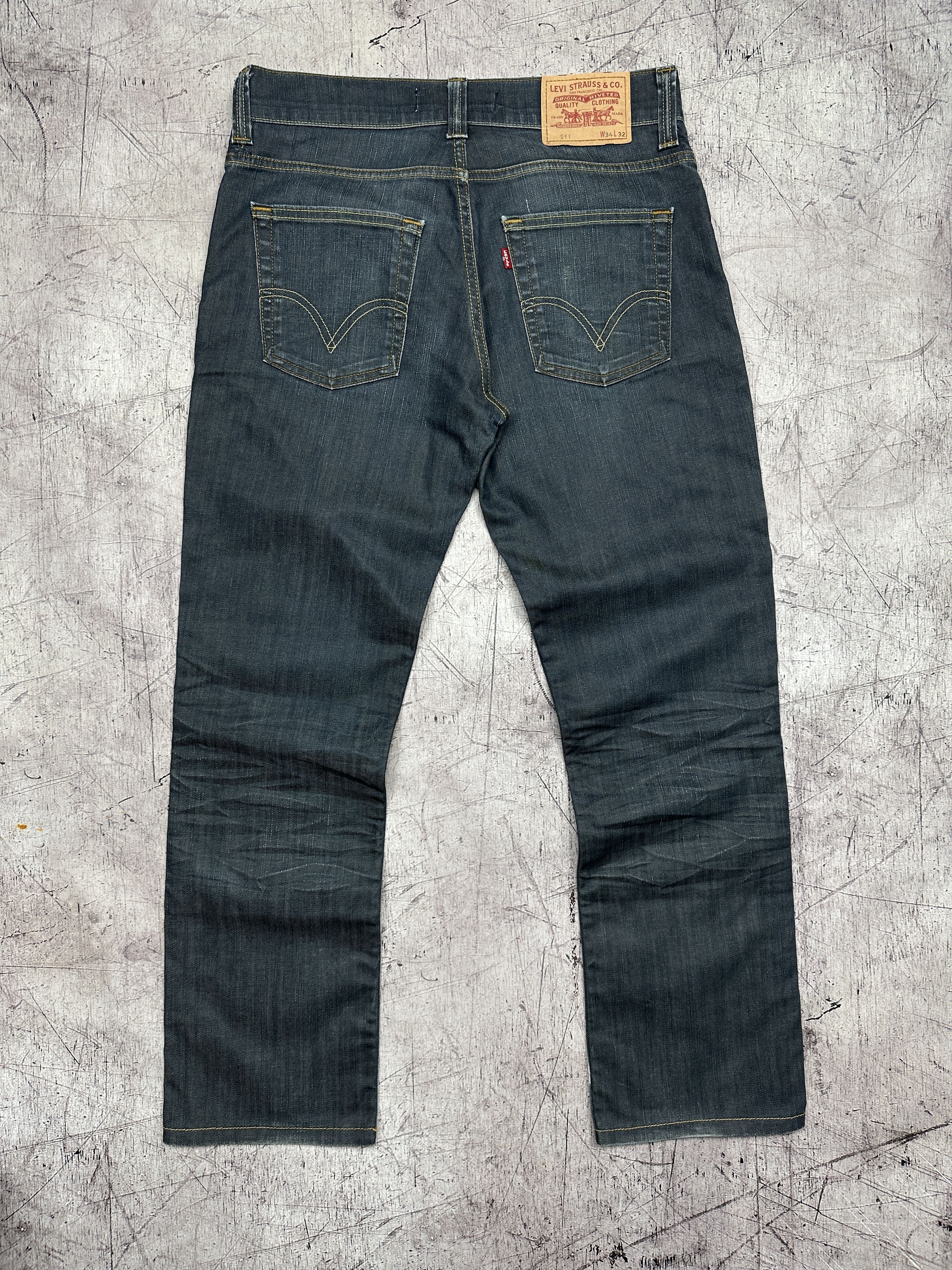 Levi's Levi's 511 Mens Denim Pants Jeans Size 34 x 32 Size US 34 / EU 50 - 1 Thumbnail