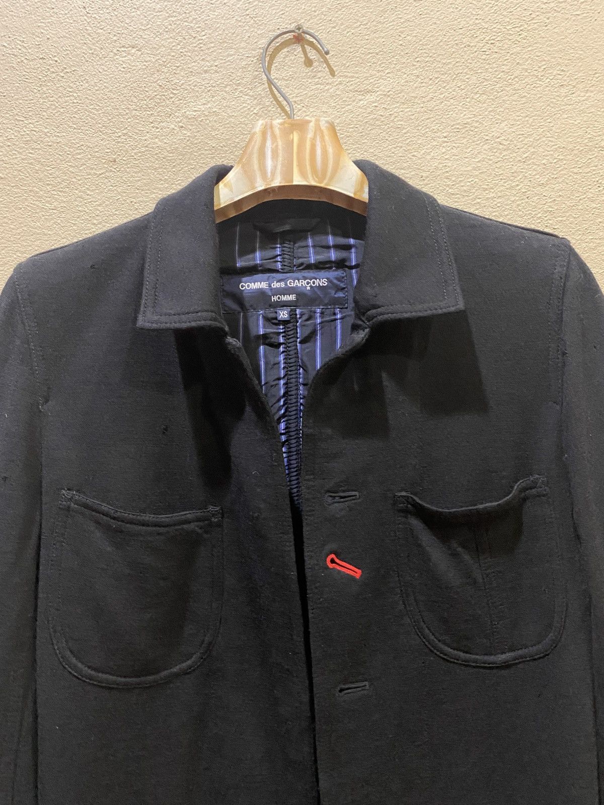 Comme des Garcons Homme Comme des Garcons Homme Distresse Jacket Size US XS / EU 42 / 0 - 2 Thumbnail