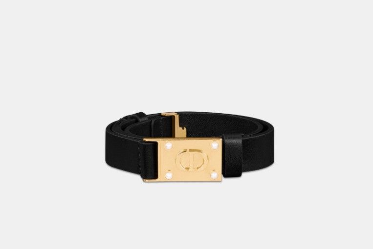 Dior o1w1db10325 Size: OS / B0577UB D-Treasure Belt in Black Size ONE SIZE - 1 Thumbnail