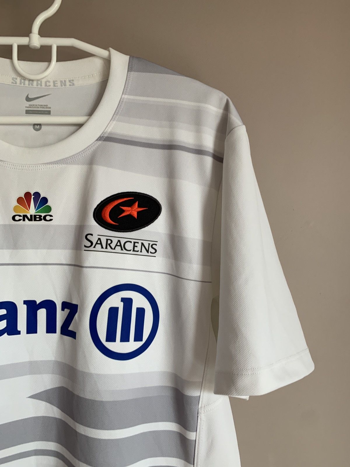 Nike Saracens 2014 Away Rugby Union Shirt Nike Jersey Size M Size US M / EU 48-50 / 2 - 4 Thumbnail
