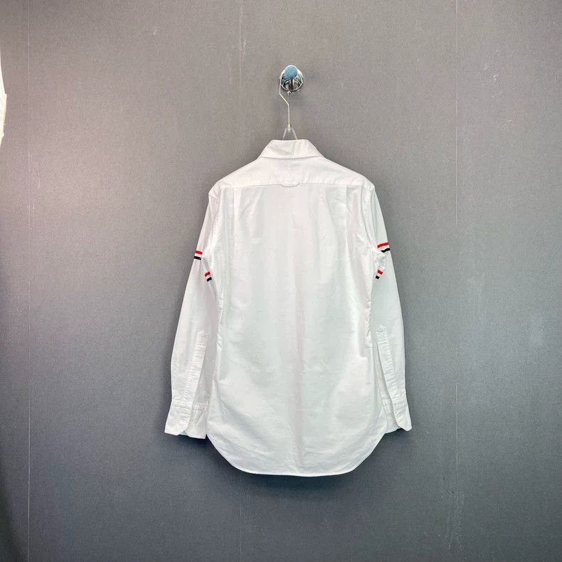 Thom Browne Thom browne White shirt with colorful stripes and double sl Size US XS / EU 42 / 0 - 2 Thumbnail