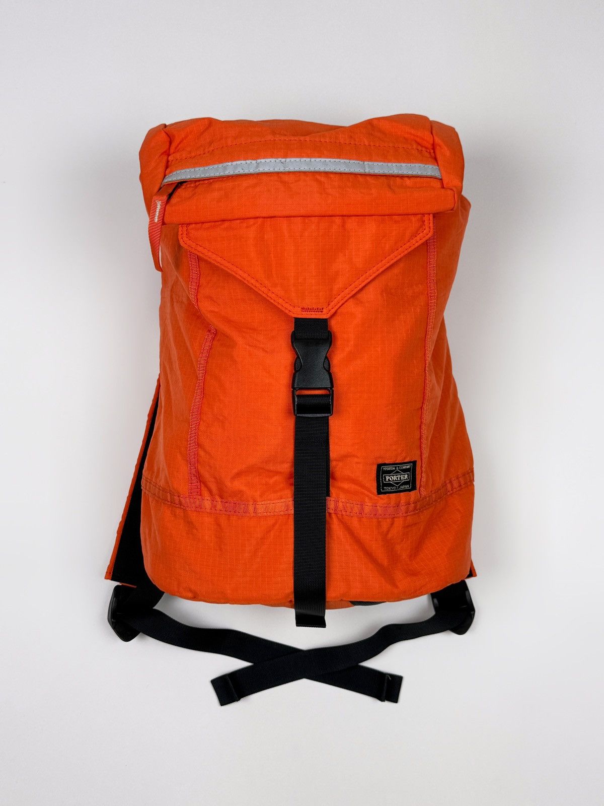 Porter 2000’s Vintage Porter Desert Orange Nylon Ripstop Backpack Size ONE SIZE - 2 Thumbnail