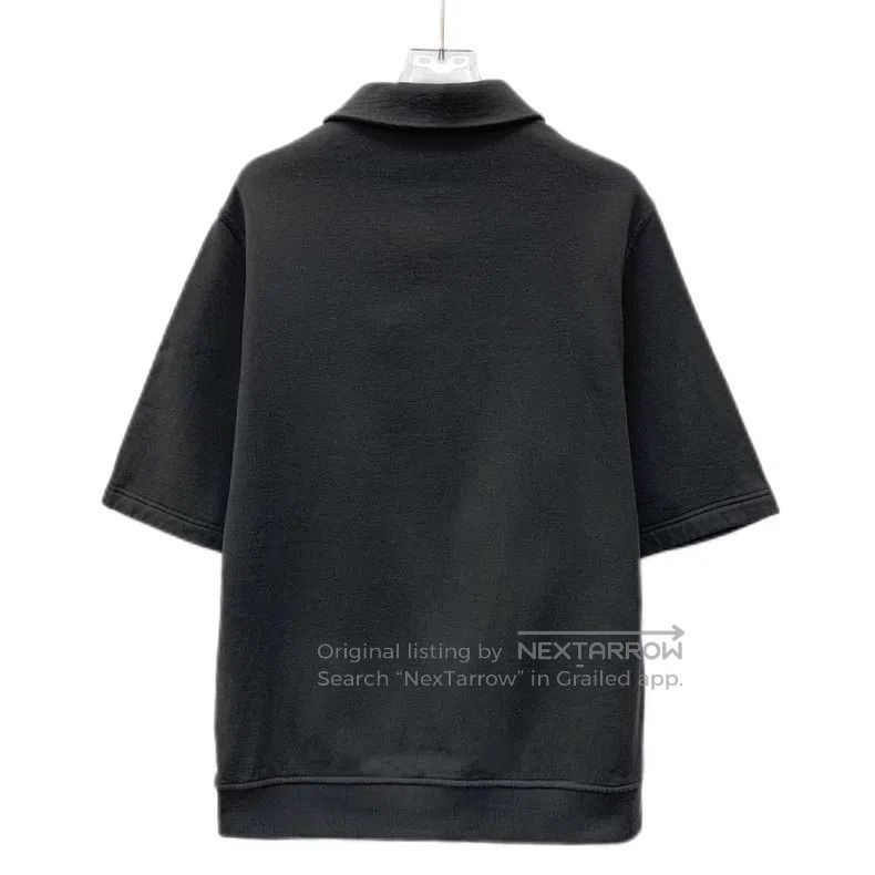Hermes Hermes Dark Gray Cotton Collared Short-Sleeve Polo Shirt Size S / US 4 / IT 40 - 2 Thumbnail