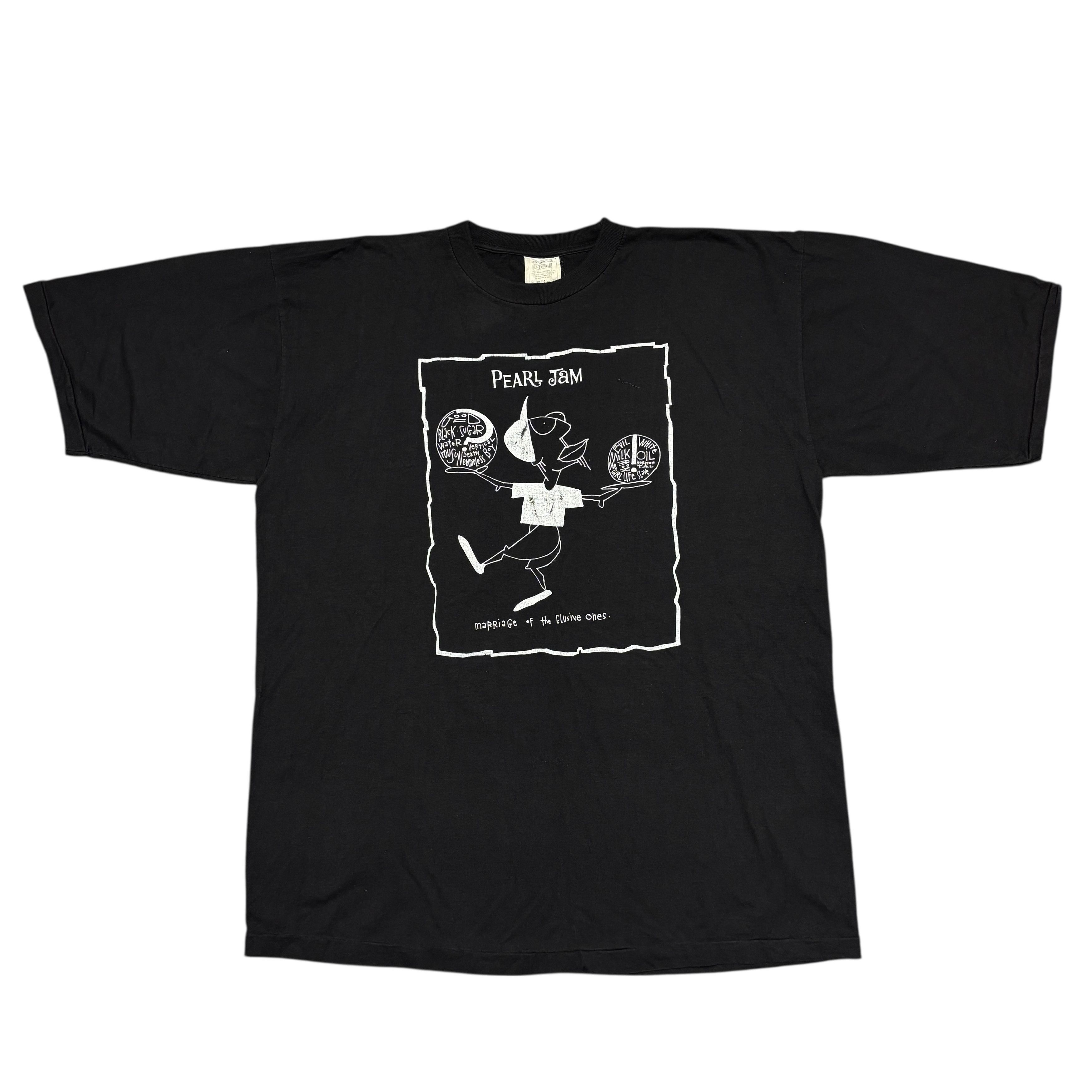 Vintage Pearl Jam Shirt 90s Single Stitch Grunge Band Tee