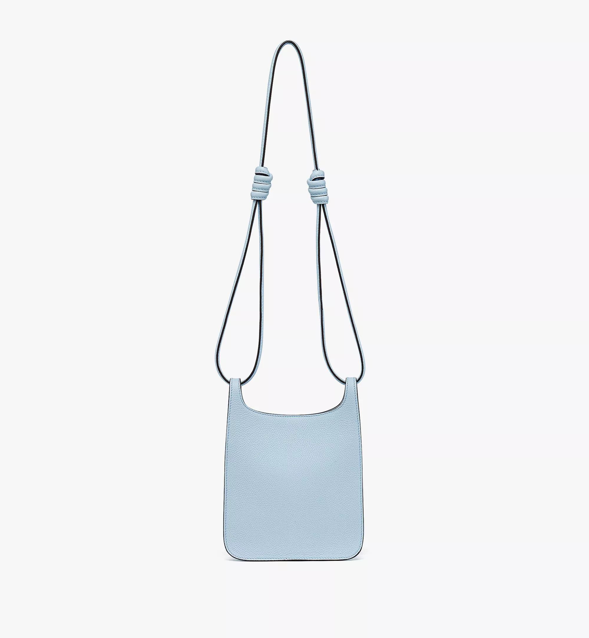 MCM o1mt1gz0125 Size: OS / Hobo Mini Bag in Light Blue Size ONE SIZE - 6 Thumbnail