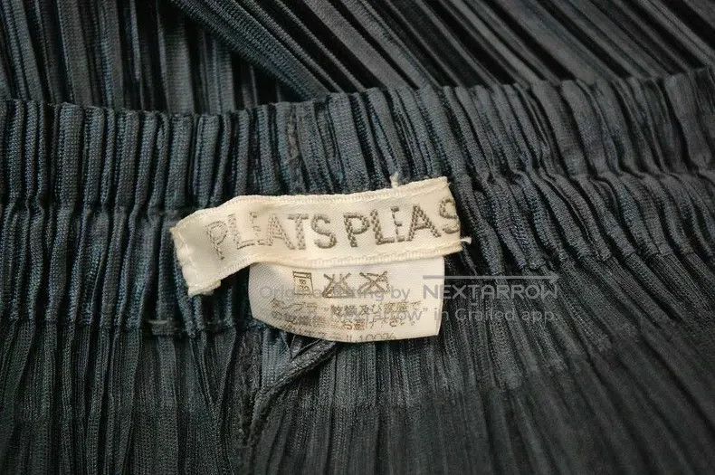 Issey Miyake Issey Miyake size:3 Silver Blue Wide-leg Floor-length Pant Size 22" - 4 Thumbnail