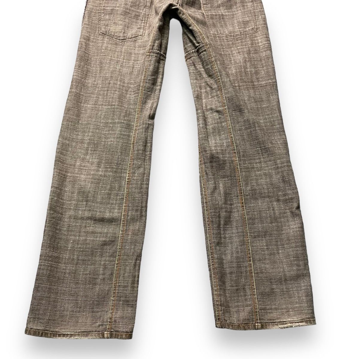 If Six Was Nine × Japanese Brand × Le Grande Bleu (L.G.B.) 🇯🇵 DOMINATE HANDCRAFTED NATIVE SPIRAL CUT JEANS Size US 34 / EU 50 - 16 Thumbnail