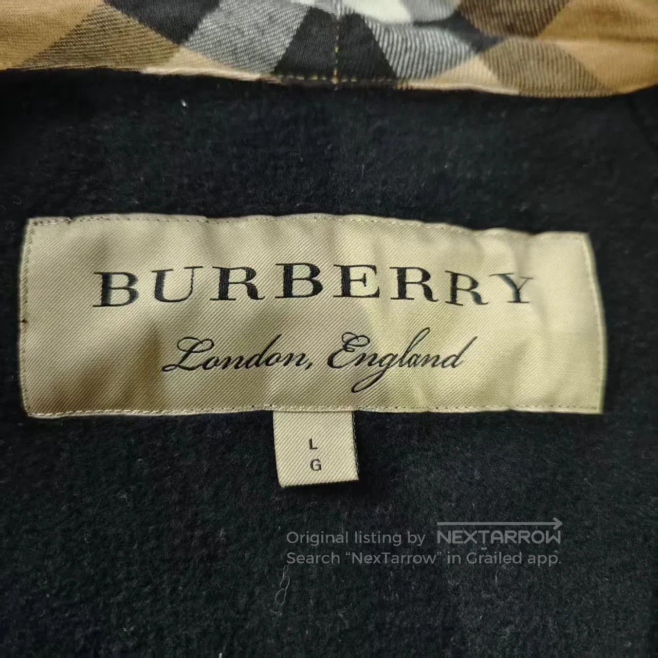 Burberry burberry check jacket size l, near new. Size US L / EU 52-54 / 3 - 3 Thumbnail