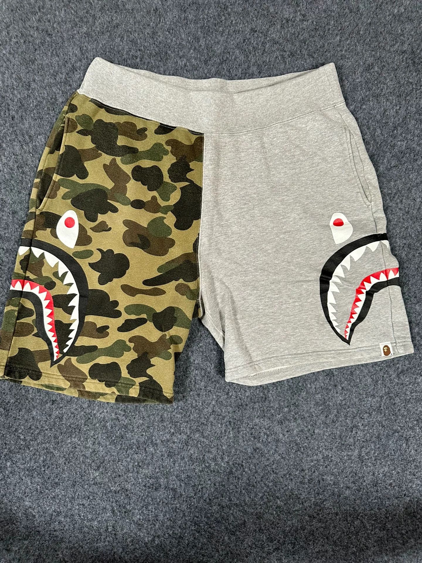 Bape Bape Multi Shark Shorts Designer Size US 34 / EU 50 - 1 Thumbnail