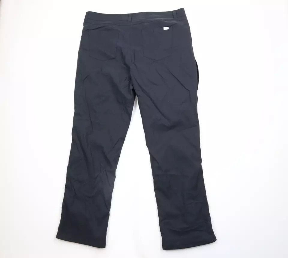 Orvis × Vintage Orvis Outdoor Hiking Tech Fleece Lined Pants Black Polyester Size US 40 / EU 56 - 8 Thumbnail