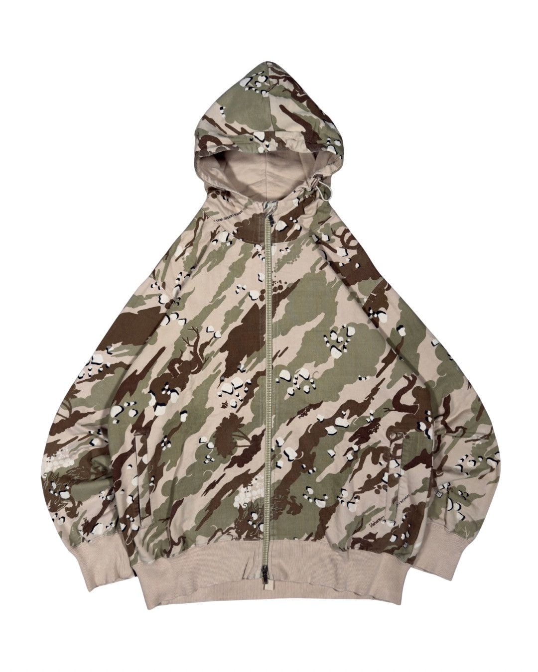 Maharishi Maharishi Vintage Y2K Bonsai Camo Heavy Zip Hooded Jacket Size US XL / EU 56 / 4 - 1 Thumbnail