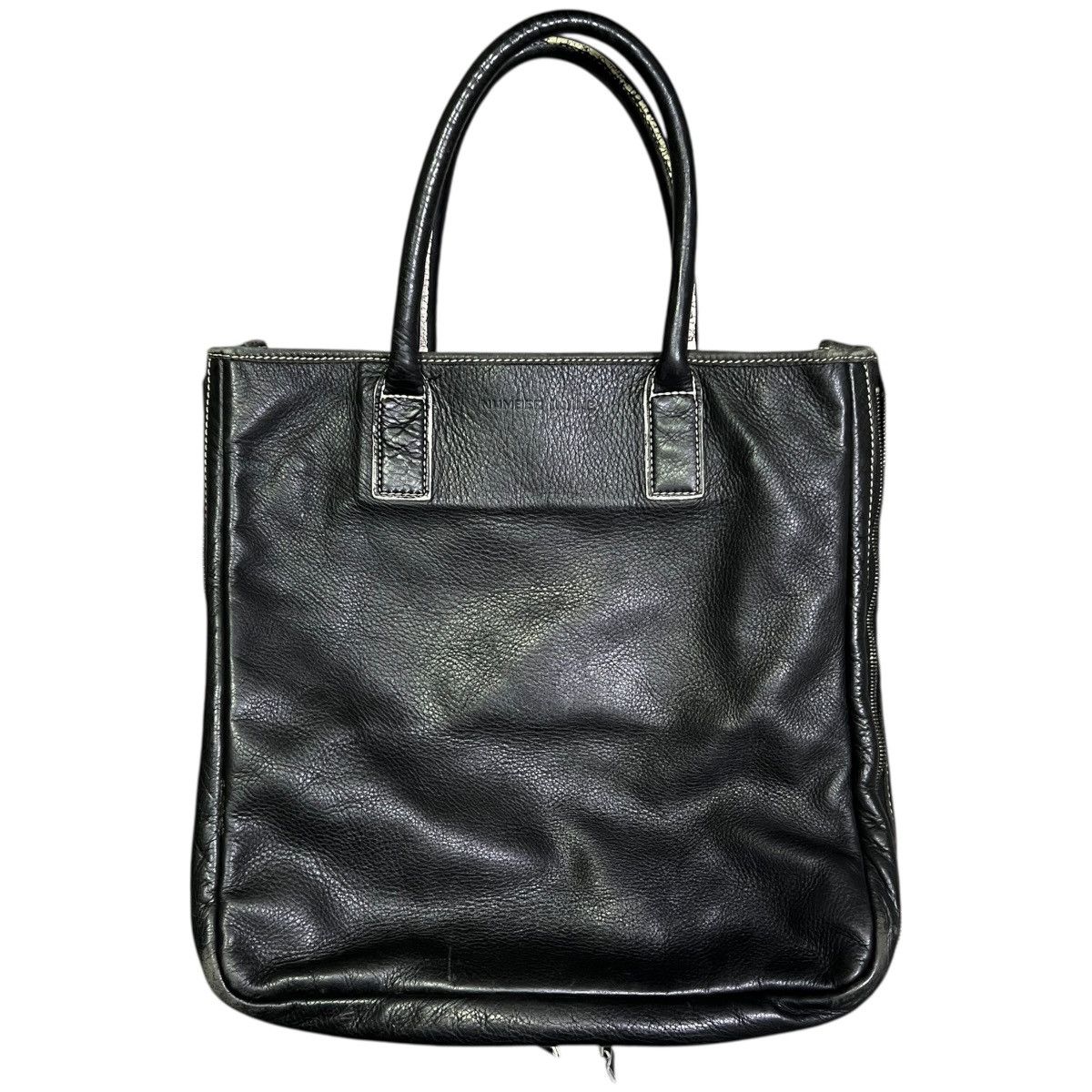 Number (N)ine NUMBER (N)INE 2000's Archive Leather Expandable Tote Bag Size ONE SIZE - 1 Thumbnail