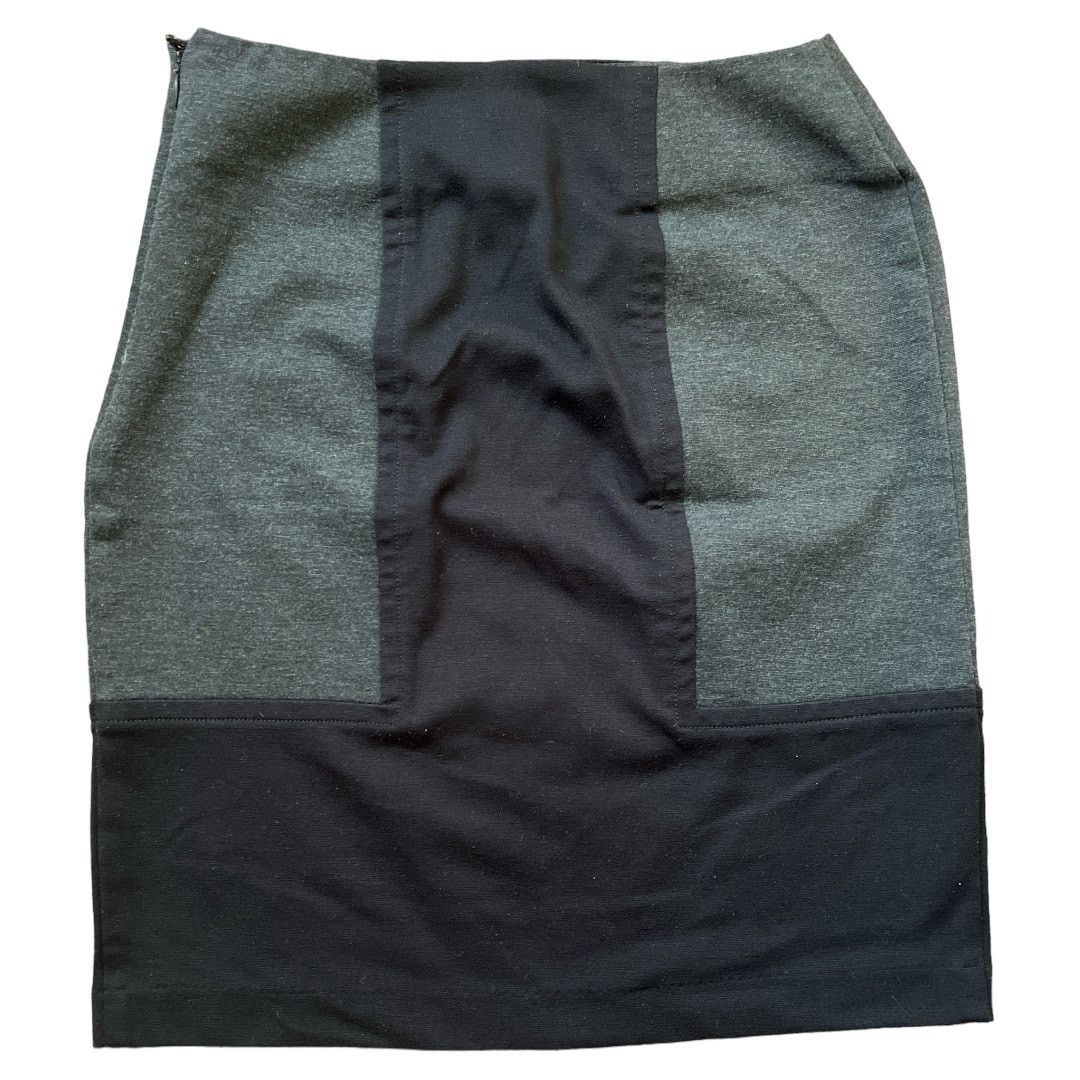 Worthington Worthington Gray Black Knee Length Pencil Skirt, US4 Size 27" / US 4 / IT 40 - 3 Thumbnail