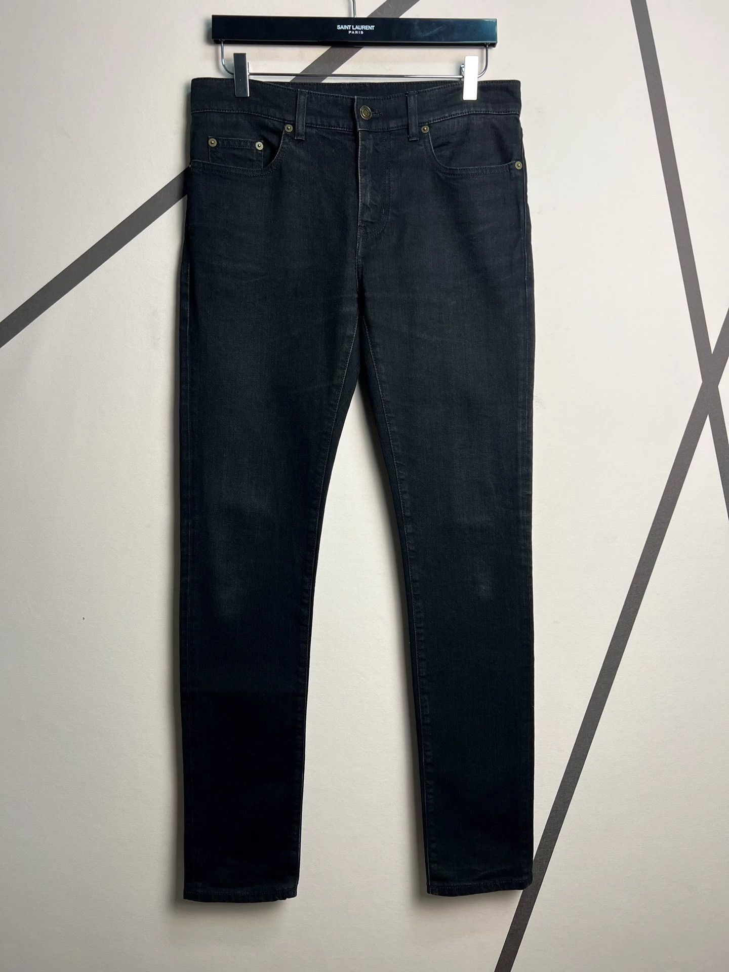 Saint Laurent Paris Authentic Saint Laurent jeans in smoke black Size 31" - 1 Thumbnail