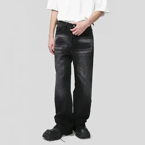 Jean Straight Leg Baggy Denim Size US 32 / EU 48 - 2 Thumbnail
