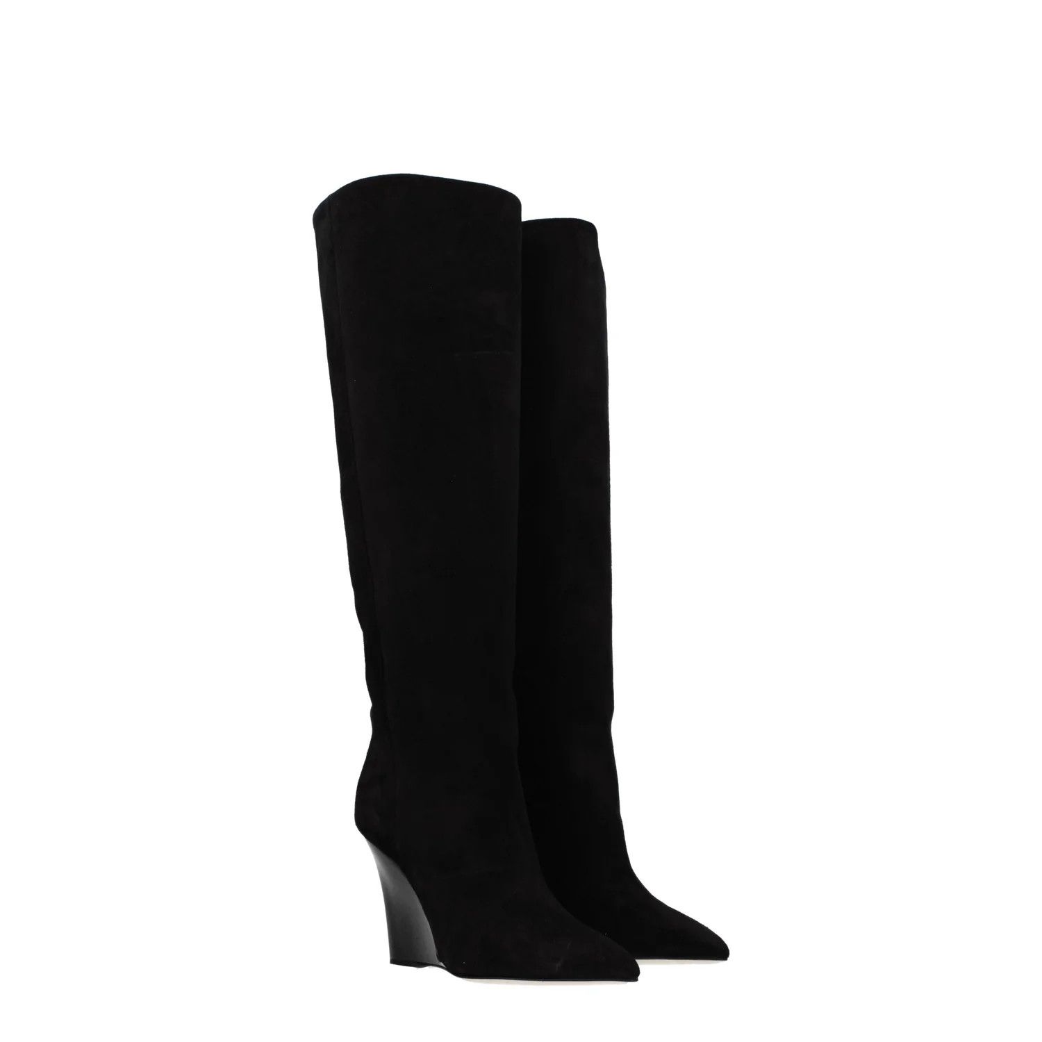 Paris Texas ob1o1e1124 Suede Boots in Black Size US 6 / IT 36 - 2 Thumbnail