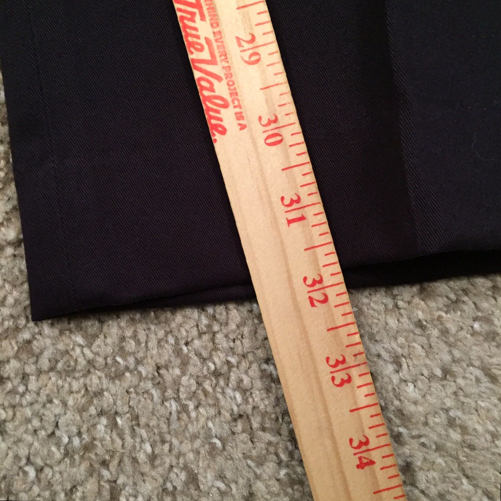 Vintage L.L. Bean Pants Men's 38 Chino Flat Front Navy Blue Size US 38 / EU 54 - 7 Thumbnail