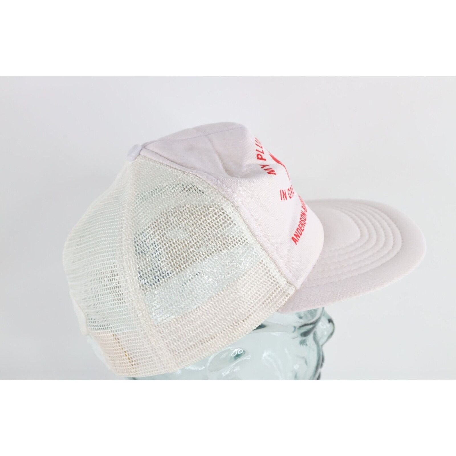 Vintage Vintage 80s Plumber My Plumbings In Great Shape Hat Size ONE SIZE - 6 Thumbnail
