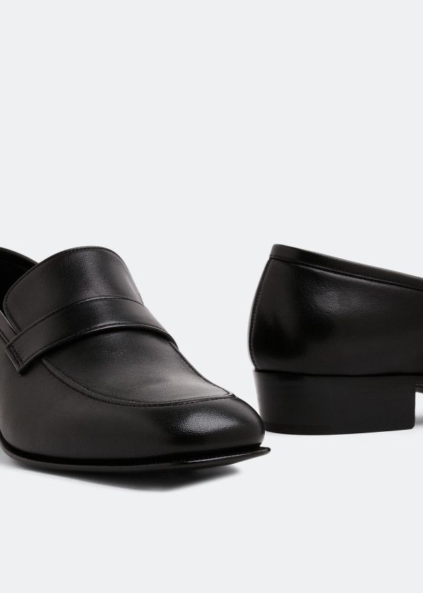 Saint Laurent Paris o1bcso1str1224 Solferino Penny Slippers in Black Size US 9 / EU 42 - 4 Thumbnail
