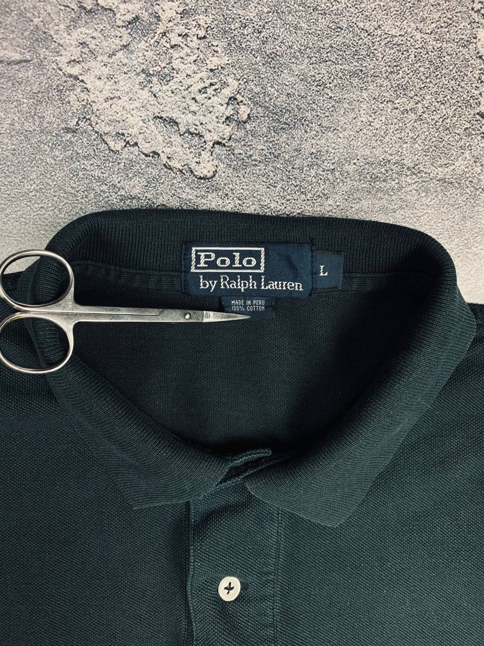 Polo Ralph Lauren Polo Ralph Lauren Men's Dark Gray Long Sleeve Polo Shirt Size US L / EU 52-54 / 3 - 8 Thumbnail