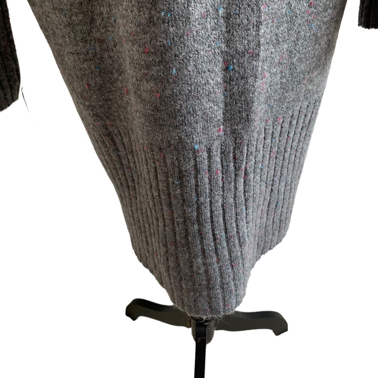 Liz Claiborne Liz Claiborne Cowl Neck Sweater Dress Women's Large NEW Size L / US 10 / IT 46 - 7 Thumbnail