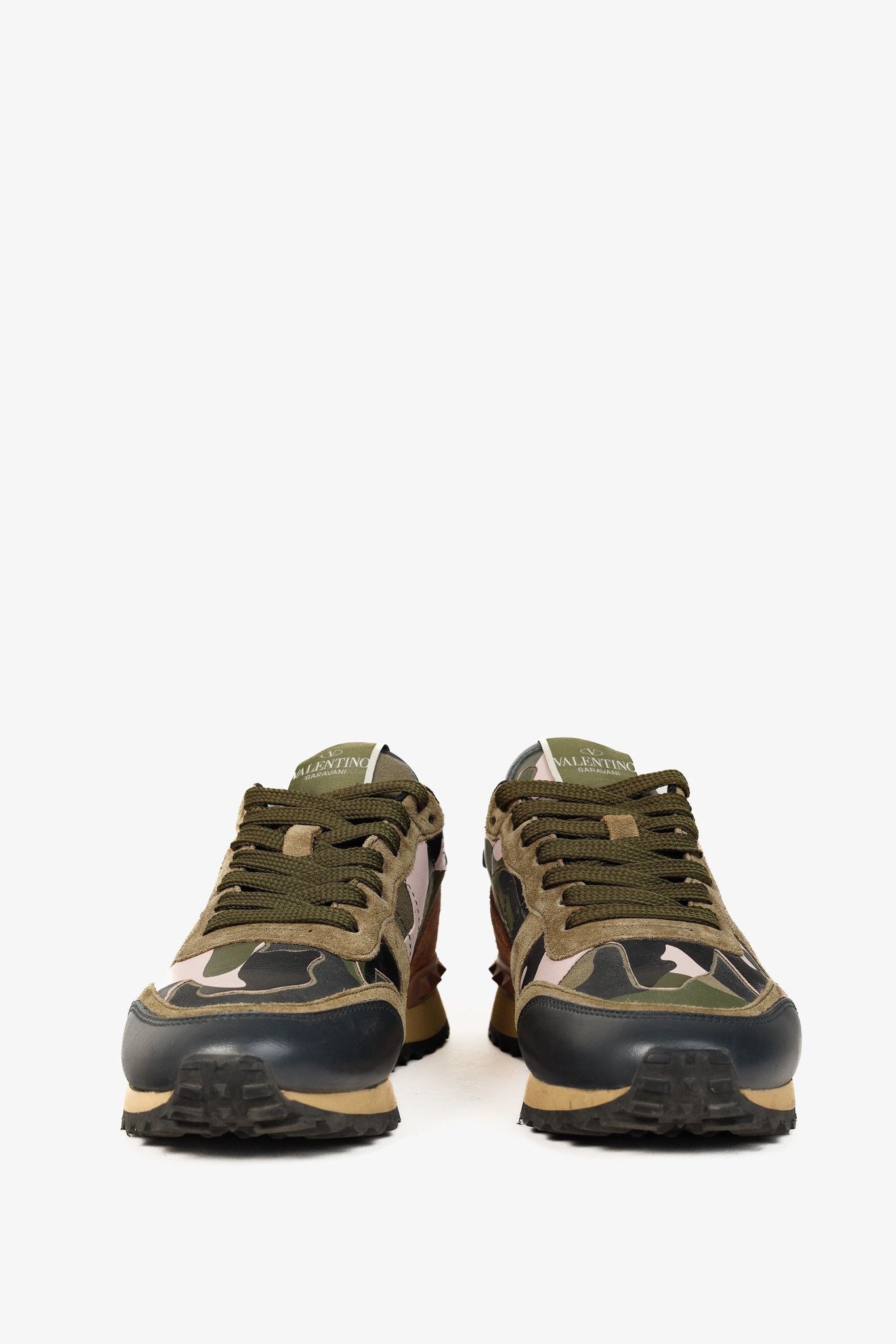 Valentino Valentino Garavani Rockrunner Camo Low-Top Sneakers Size US 6 / IT 36 - 2 Thumbnail