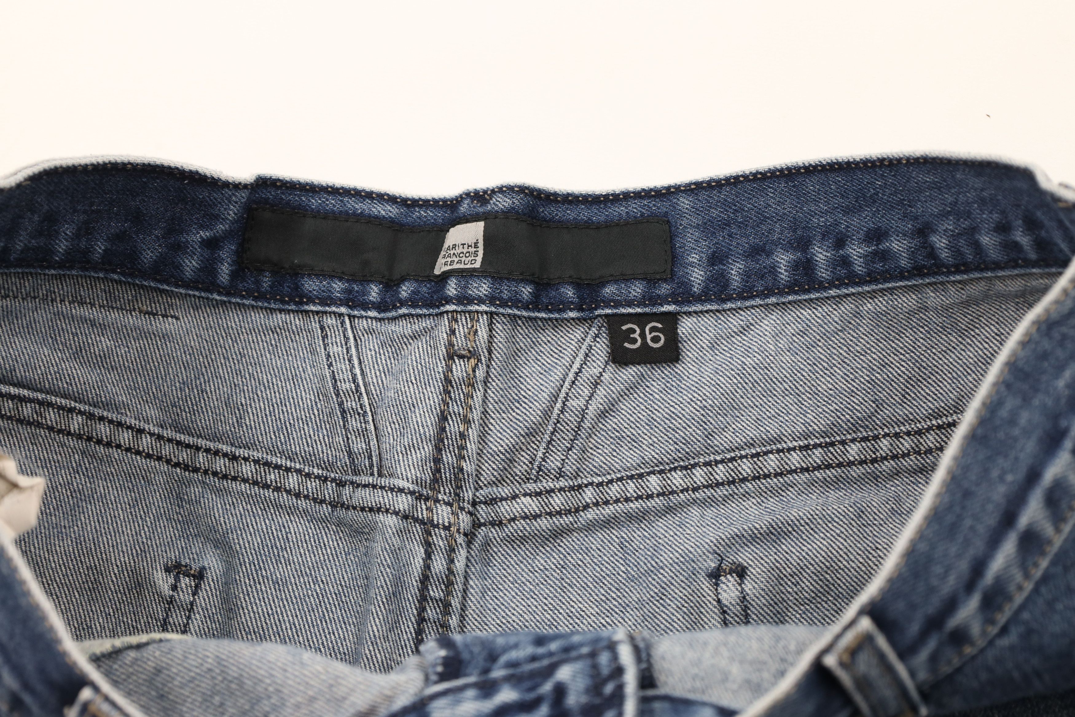 Marithe + Francois Girbaud × Vintage Vintage 90s Marithe Francois Girbaud Fit Denim Jean Shorts Size US 36 / EU 52 - 8 Thumbnail