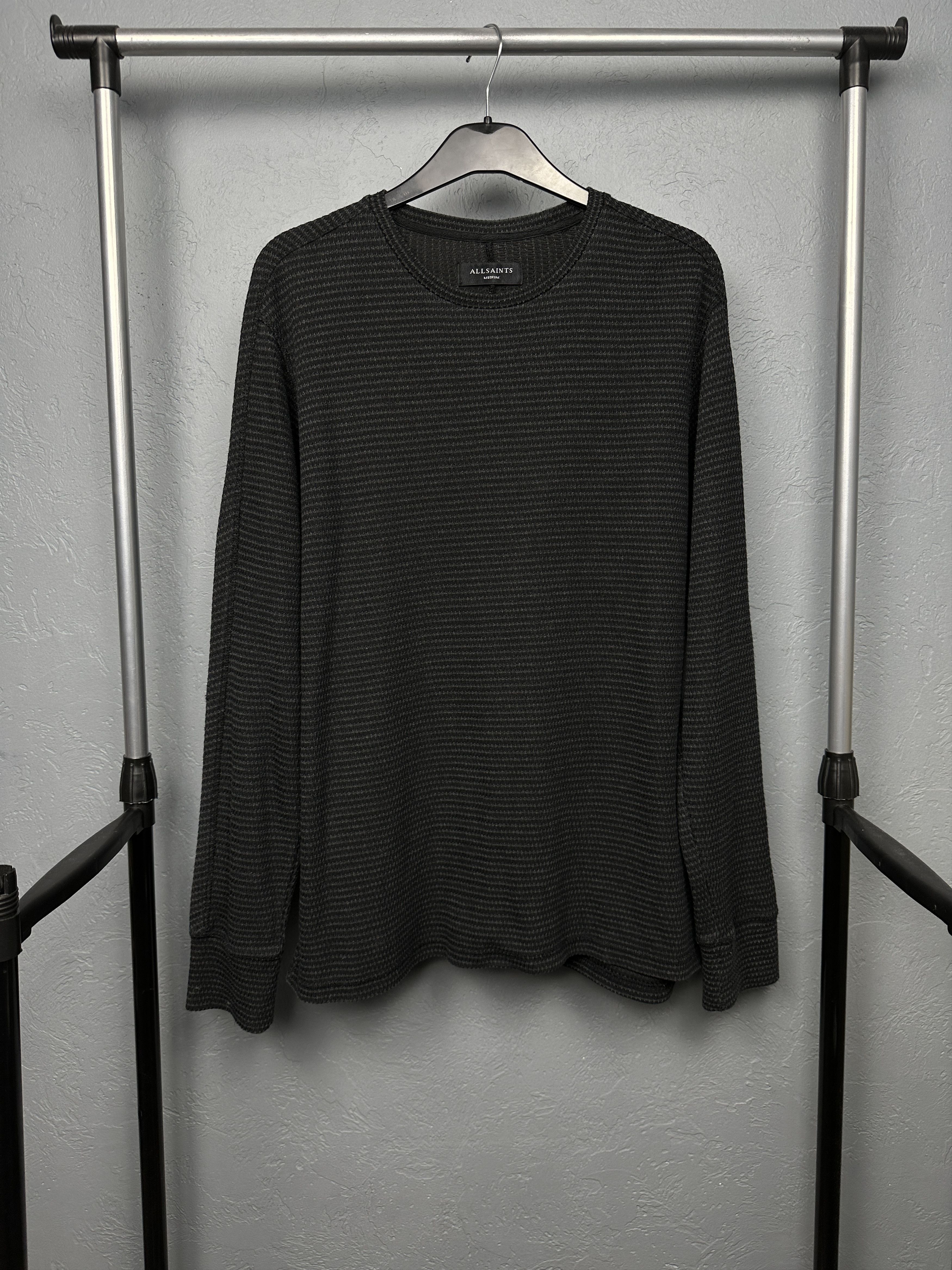 Allsaints Allsaints Mens Alpine Stripe Crew Neck Sweater Size US M / EU 48-50 / 2 - 1 Thumbnail