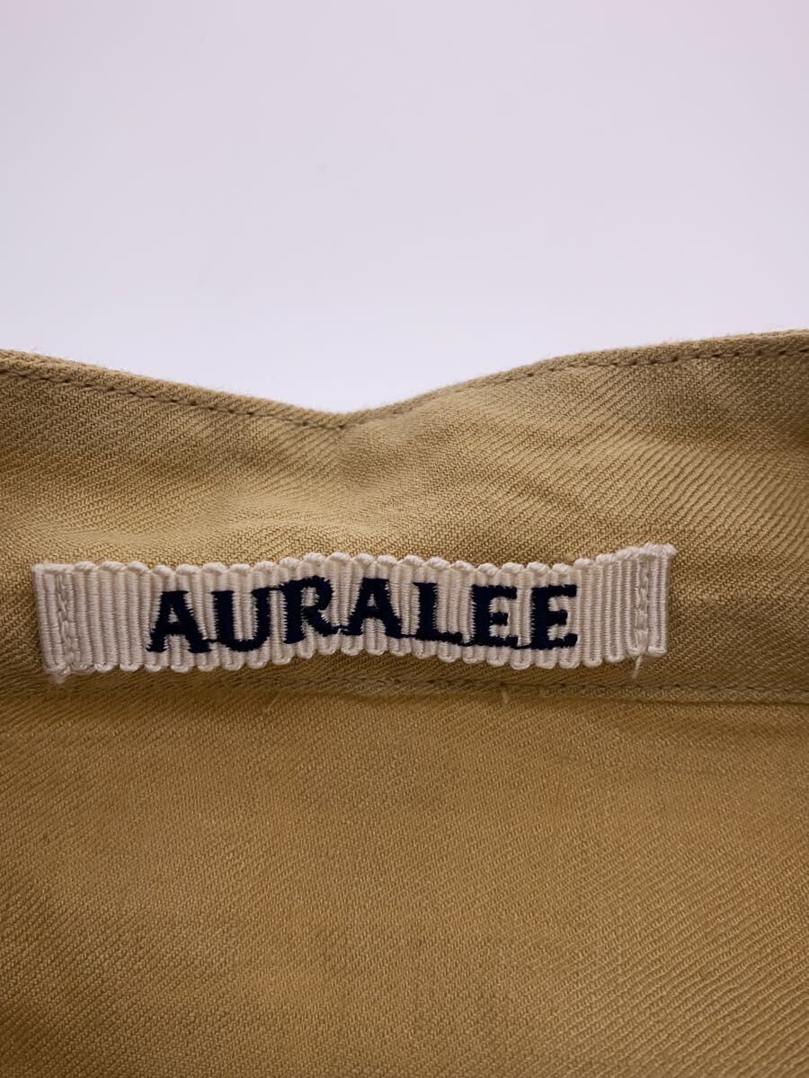 Auralee Green Linen Long-sleeved Shirt Size US XL / EU 56 / 4 - 5 Thumbnail
