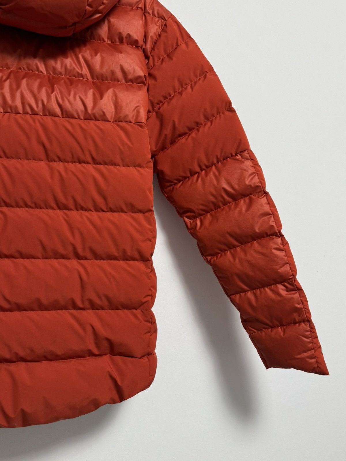 Odlo Down Jacket Red Hooded Puffer Winter Outdoor Men’s