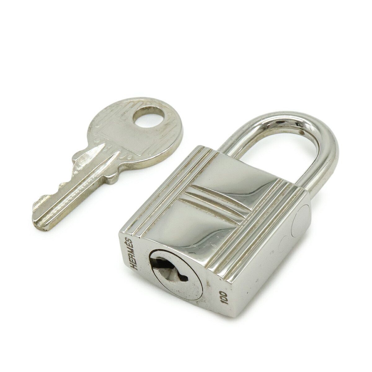 Hermes Hermes Hermès Cadena100 Padlock with Key Metal Charm DUTY FREE for USA Size ONE SIZE - 1 Thumbnail