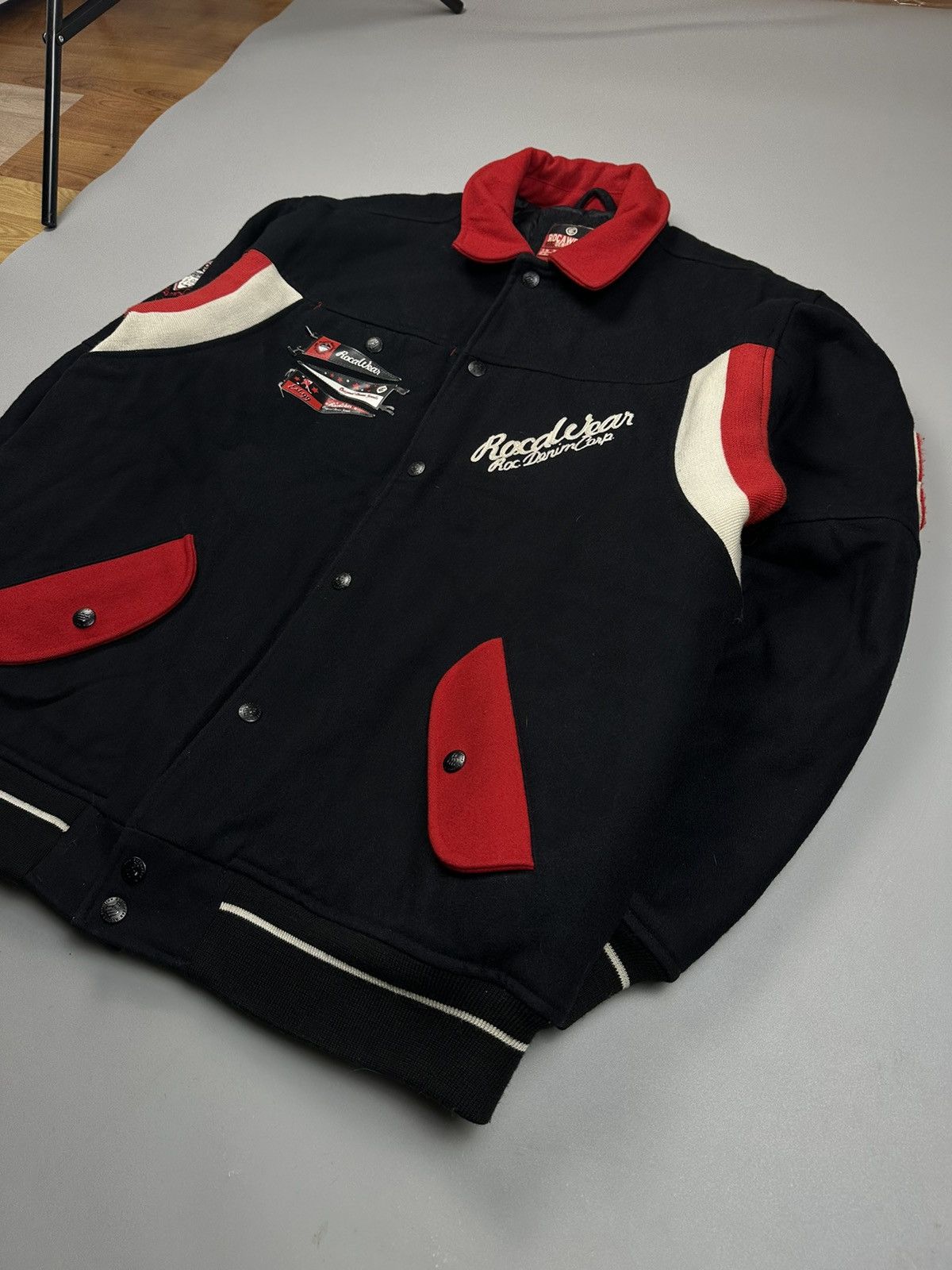 Rocawear Rocawear oversized wool varsity bomber Jaket Xl Size US XL / EU 56 / 4 - 2 Thumbnail