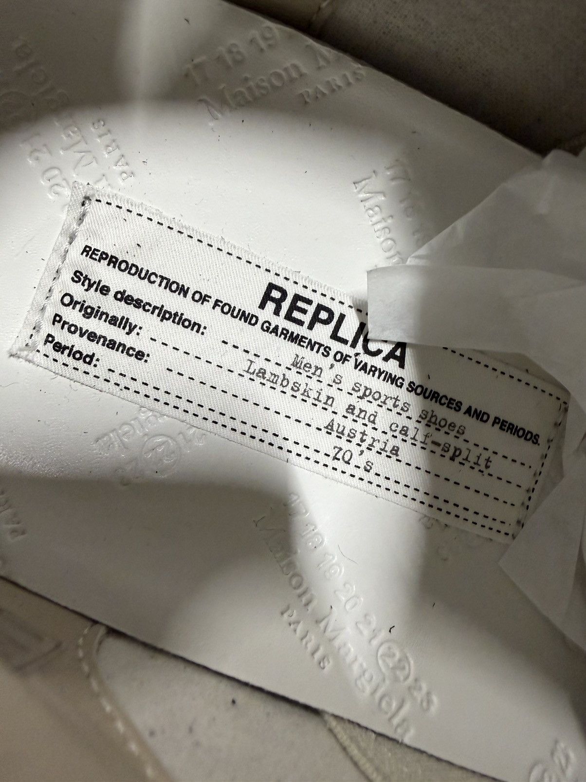 Maison Margiela Maison Margiela Replica Sneaker GATS NEW 900$ Size US 7 / EU 40 - 7 Thumbnail