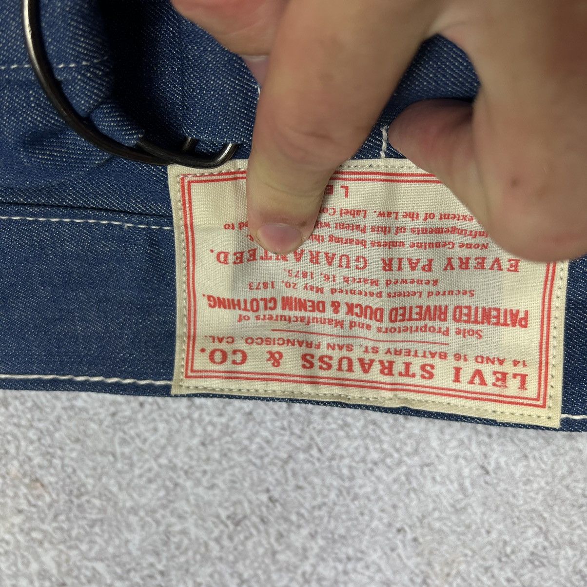 Levi's Vintage Levi’s Duck Denim Jeans Size US 30 / EU 46 - 8 Thumbnail