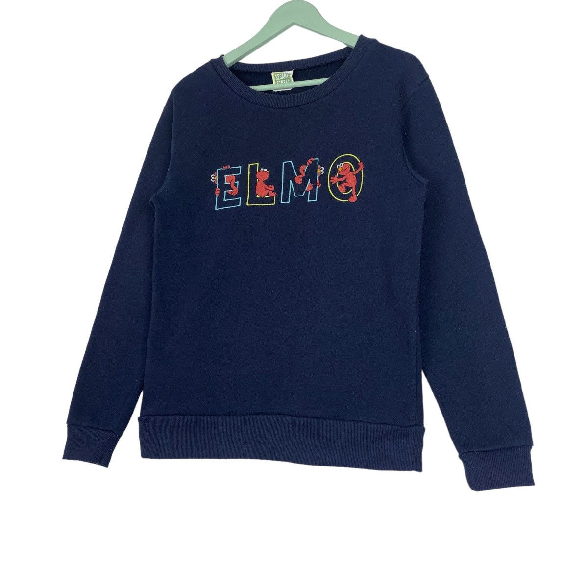 Designer × Vintage Sesame Street Elmo Sweatshirt Crewneck Pull Over Jumper Size US M / EU 48-50 / 2 - 3 Thumbnail