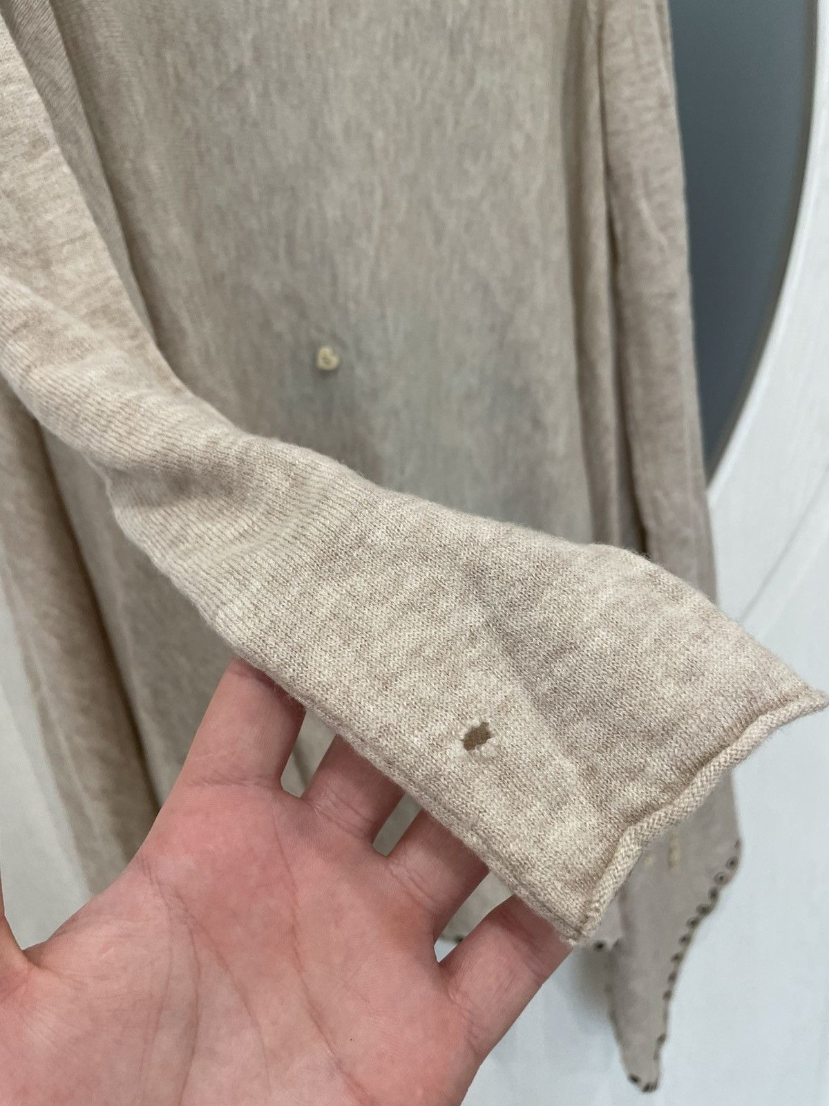 Zadig & Voltaire Zadig Voltaire Wool Blend Oversized Cardigan Open Front Size ONE SIZE - 18 Thumbnail